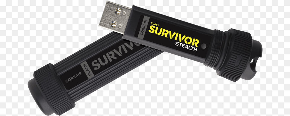 Corsair Flash Survivor Stealth 128gb Usb, Lamp, Electronics, Dynamite, Weapon Free Transparent Png