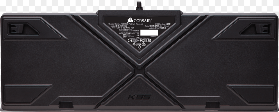 Corsair K95 Rgb Platinum Mechanical Gaming Keyboard K95 Platinum Cable Routing, Computer, Electronics, Laptop, Pc Free Transparent Png