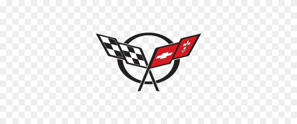 Corvette Chevrolet Logo Vector, Symbol, Emblem, Transportation, Sports Car Free Png