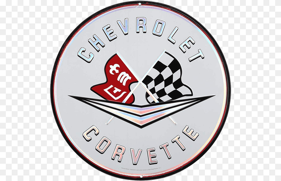 Corvette Heritage Metal Sign Corvette, Logo, Emblem, Symbol, Disk Png Image