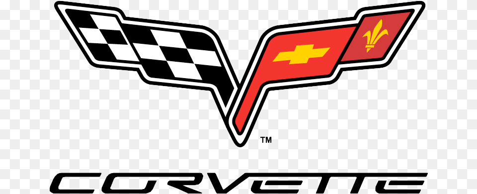 Corvette Logo Corvette Z06 Logo, Emblem, Symbol, Car, Coupe Png Image