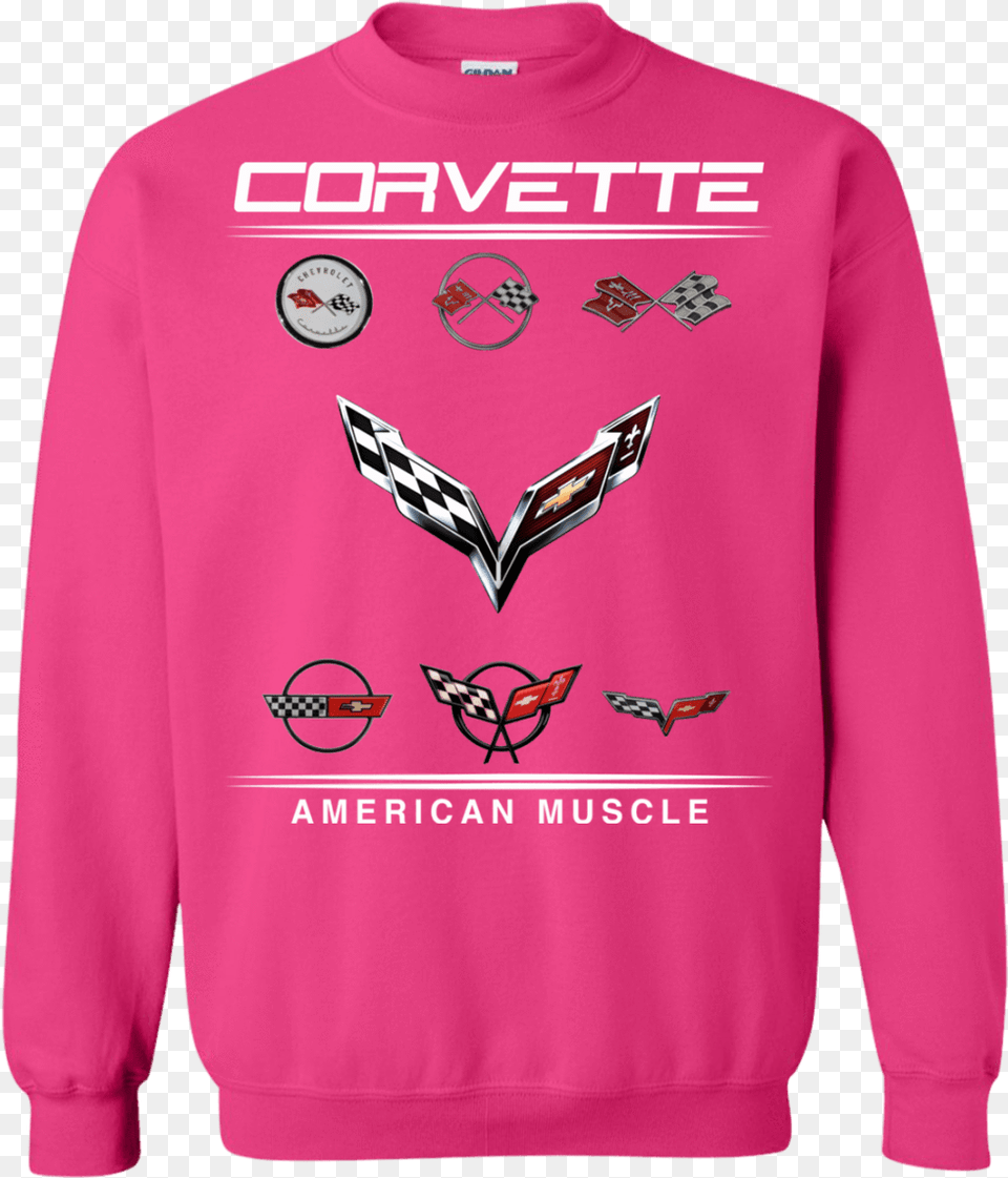 Corvette Logo Emblem Flag C1 C2 C3 C4 C5 C6 C7 Pullover Versace Christmas Sweater, Clothing, Knitwear, Sweatshirt, Hoodie Free Transparent Png