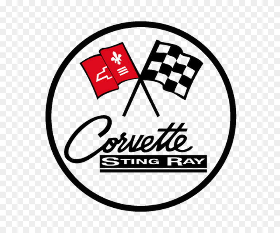Corvette Sting Ray Circle Logo Decal, Emblem, Symbol, First Aid Png Image