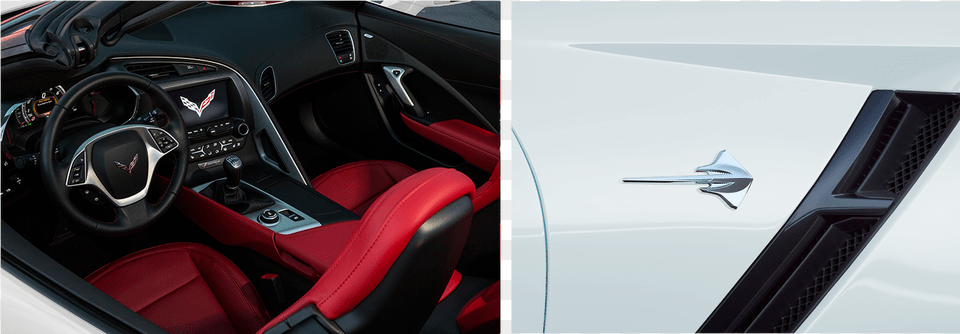 Corvette Stingray Exterior 2017 Corvette Red Interior, Vehicle, Car, Transportation, Wheel Free Png Download