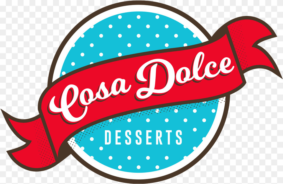 Cosa Dolce Desserts, Logo, Beverage, Soda, Food Png