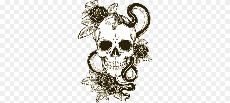 Cosas Para Photoscape Skeleton Head Tattoo Designs, Emblem, Symbol, Baby, Person Free Png