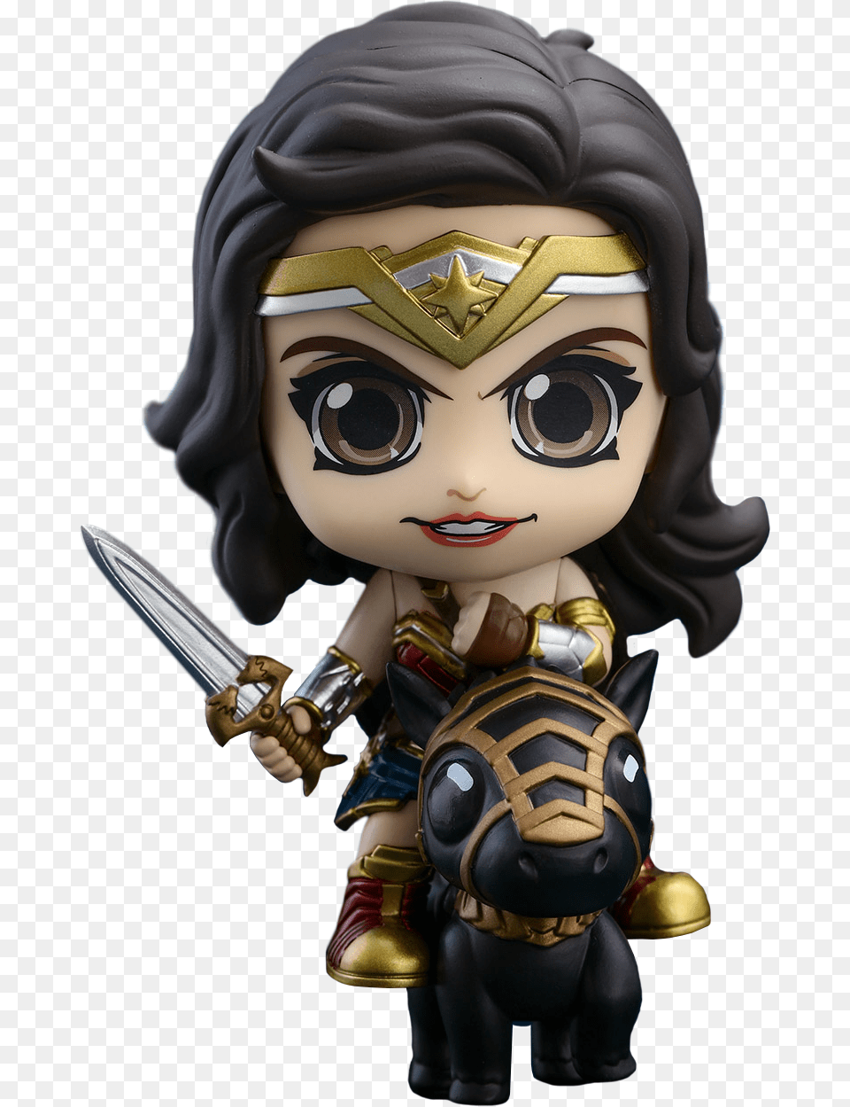 Cosbaby Wonder Woman Horse, Doll, Toy, Face, Head Png