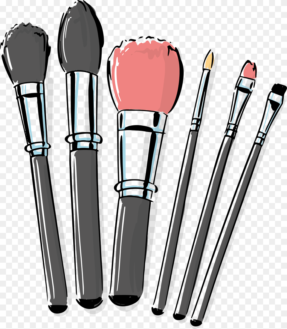 Cosmetic Vector Makeup Brush Makeup Brushes Clipart, Device, Tool, Festival, Hanukkah Menorah Free Png