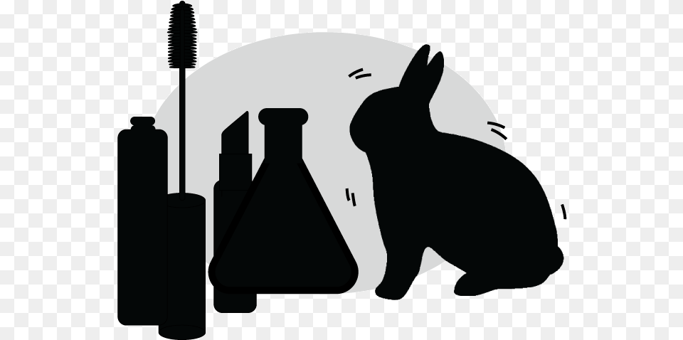 Cosmetics Animal Testing, Silhouette, Stencil Free Png