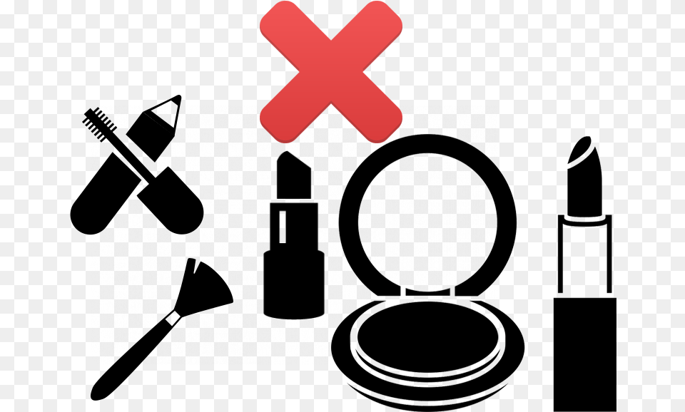 Cosmetics Icon Make Up Clip Art Black And White, Light, Traffic Light, Symbol Free Transparent Png