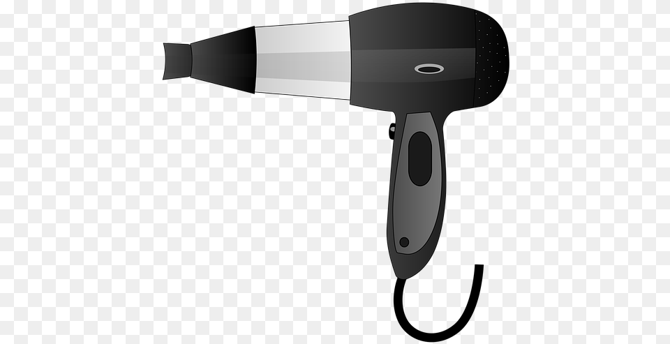 Cosmetology Clipart Hairdryer Cartoon Hair Dryer, Appliance, Device, Electrical Device, Blow Dryer Free Transparent Png