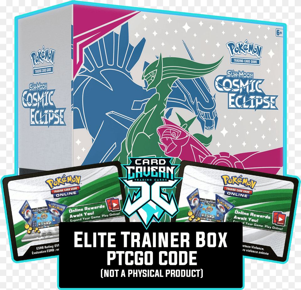 Cosmic Eclipse Elite Trainer Box, Advertisement, Poster, Person Free Png
