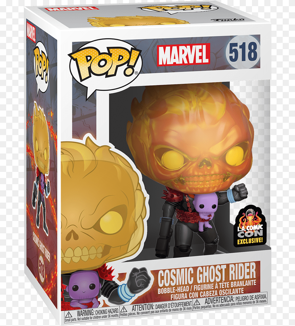 Cosmic Ghost Rider Funko Pop, Baby, Person, Face, Head Free Png