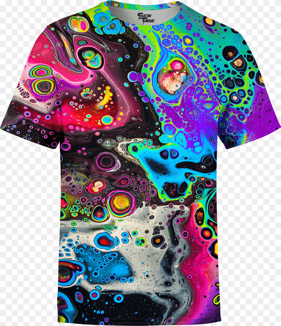 Cosmic Trip Unisex Crew T Shirts T6class T Shirt, Clothing, T-shirt, Dye, Pattern Free Png Download