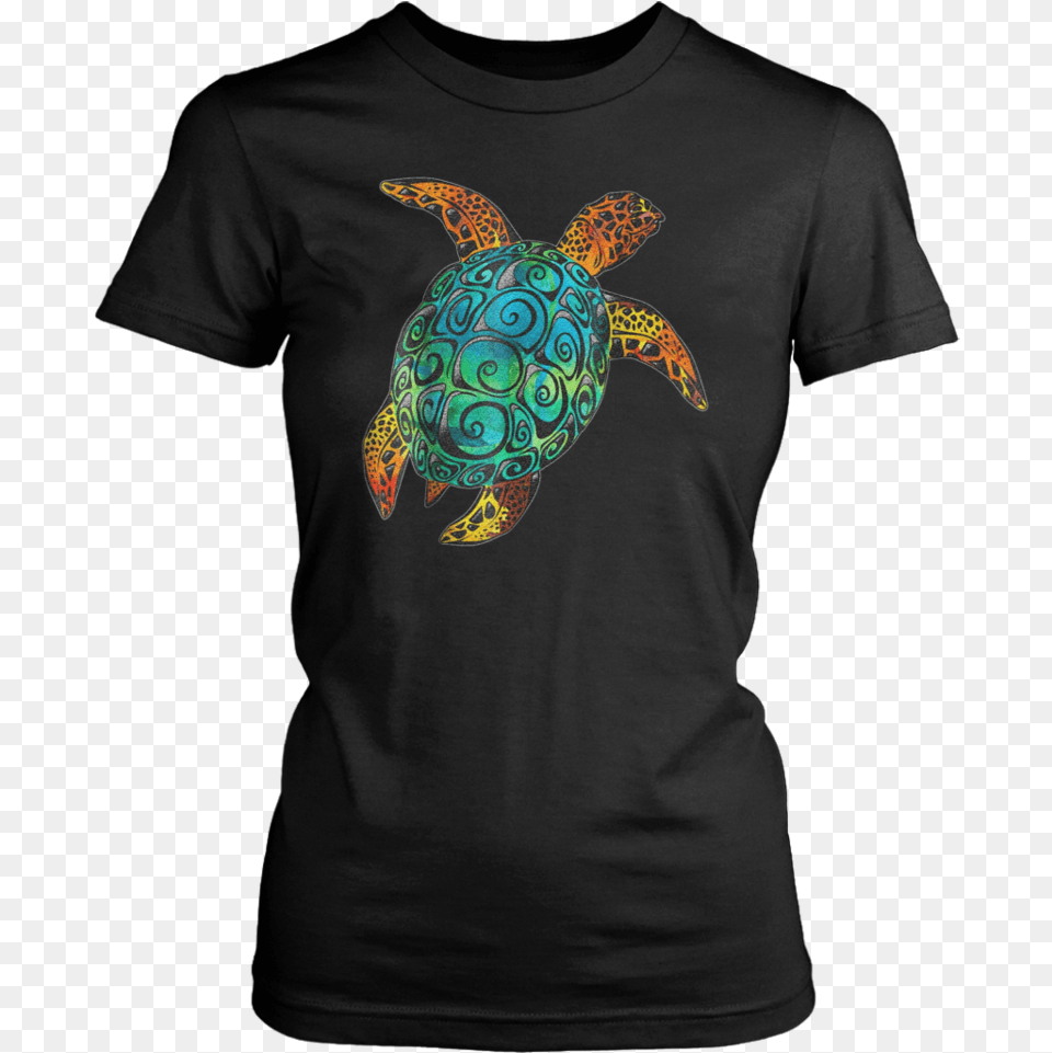 Cosmic Watercolor Sea Turtle T Shirt Limited Edition For Proud Military Moms, Animal, Clothing, Reptile, Sea Life Free Transparent Png