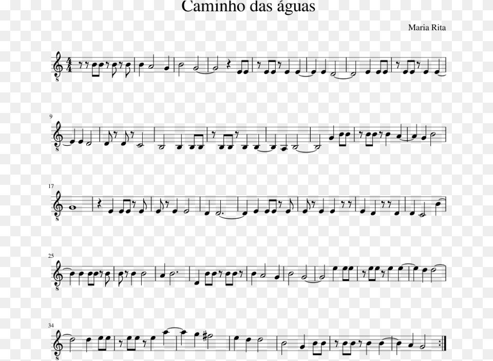 Cosmo Canyon Flute Sheet Music, Gray Free Png Download