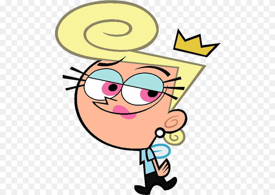 Cosmo Wanda Timmy Turner, Cartoon, Face, Head, Person Png Image
