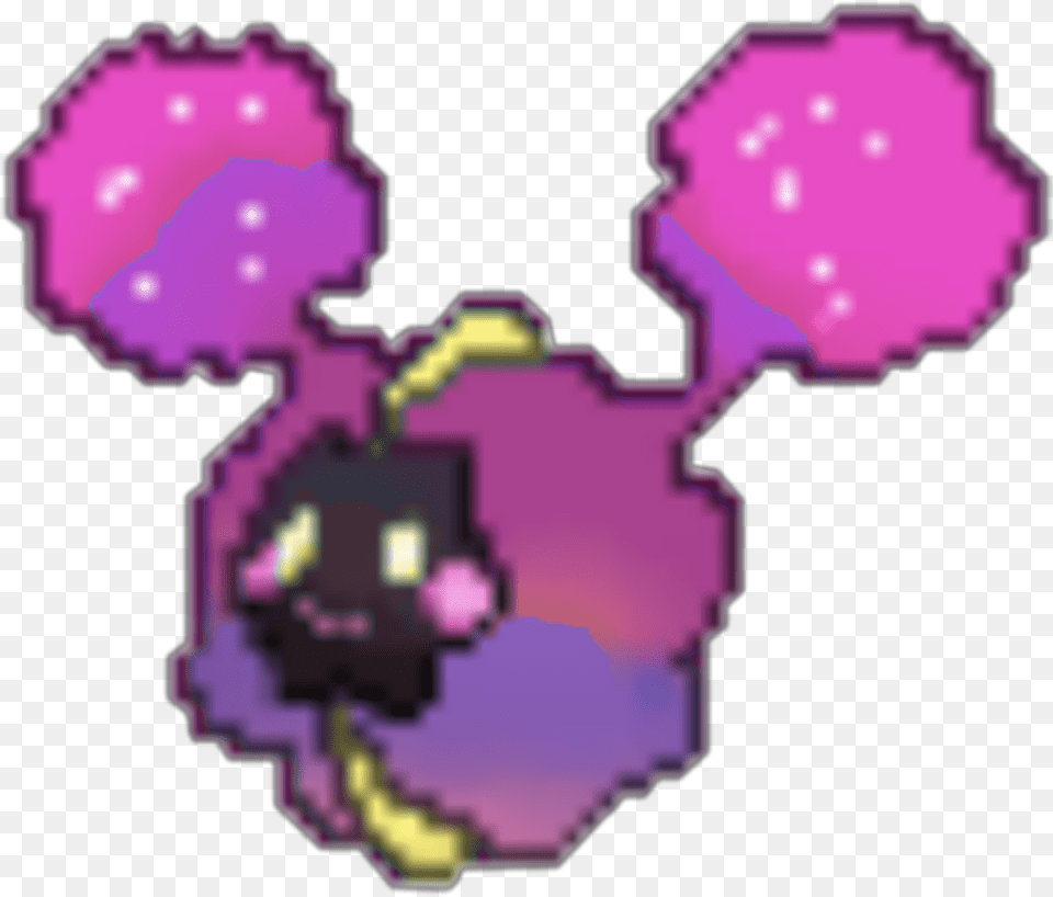 Cosmog Kirby Picsart Photo Studio, Flower, Purple, Plant, Berry Free Png Download