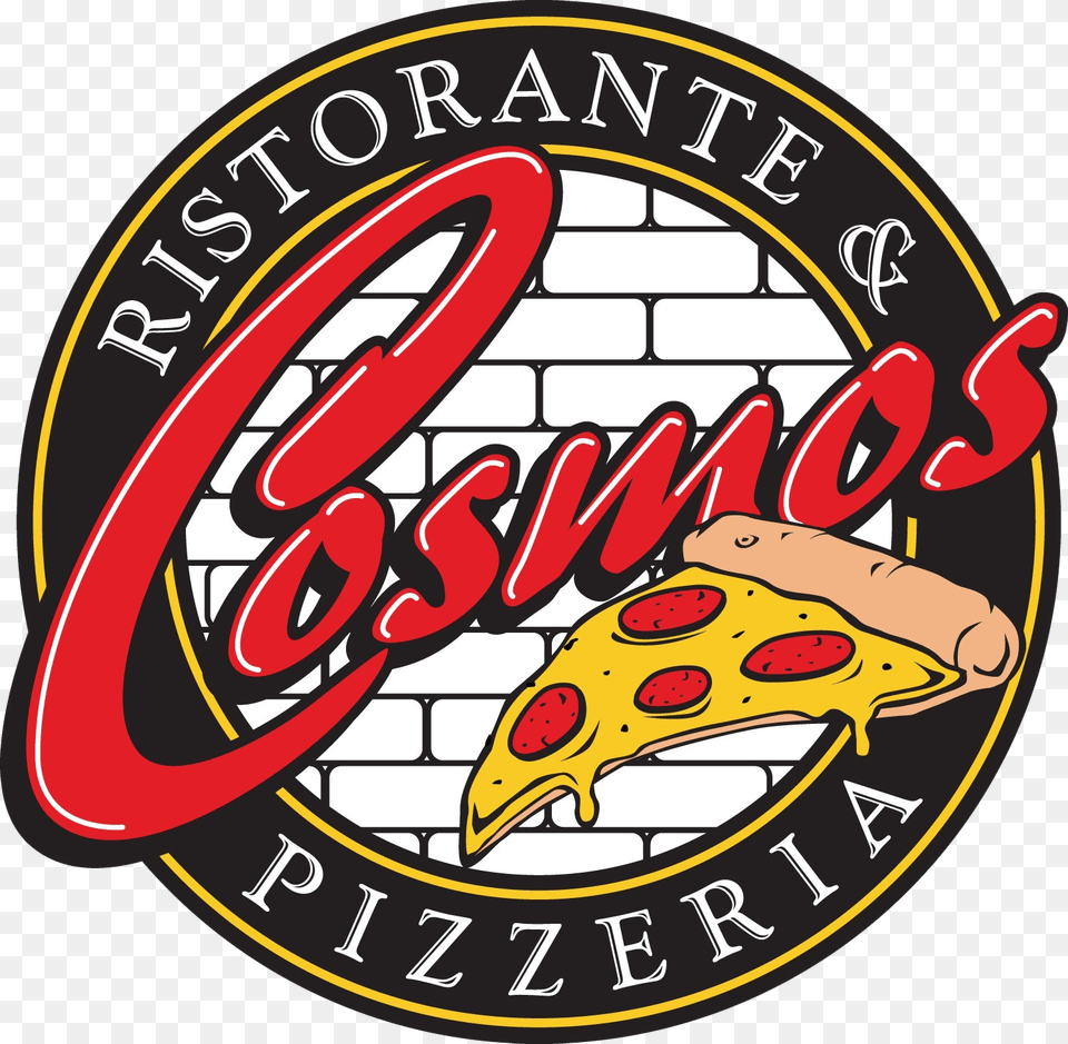 Cosmos Pizza Naples, Logo, Architecture, Building, Factory Png