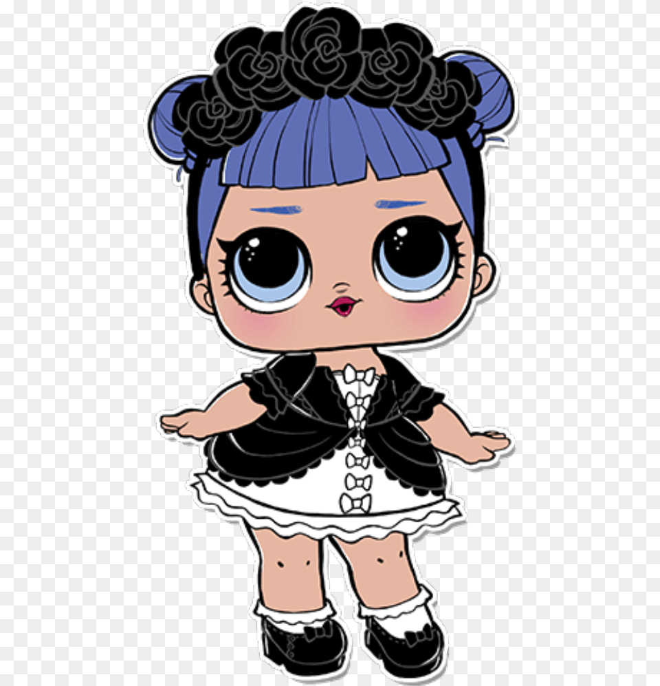 Cosplay Club Midnight Lol Surprise Dolls Characters, Book, Comics, Publication, Baby Free Transparent Png