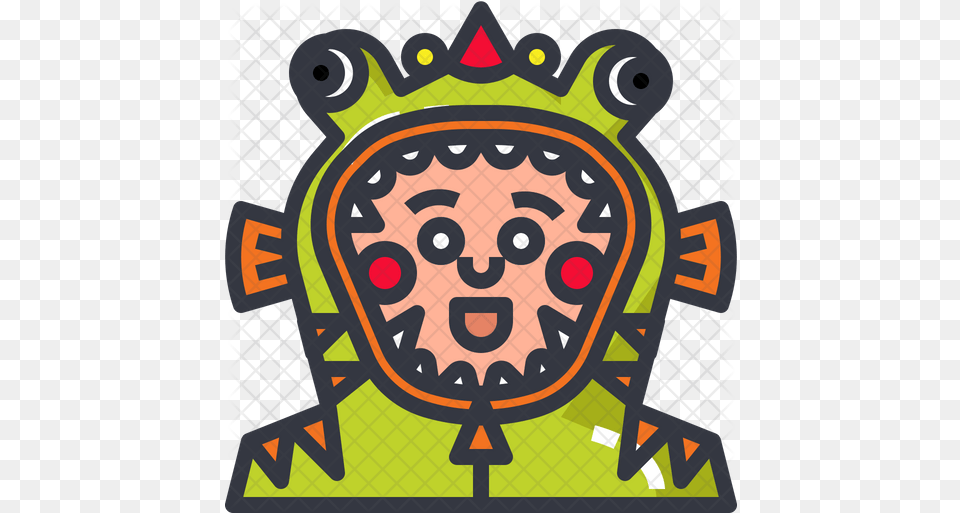 Cosplay Icon Of Colored Outline Style Dot, Art, Face, Head, Person Free Transparent Png