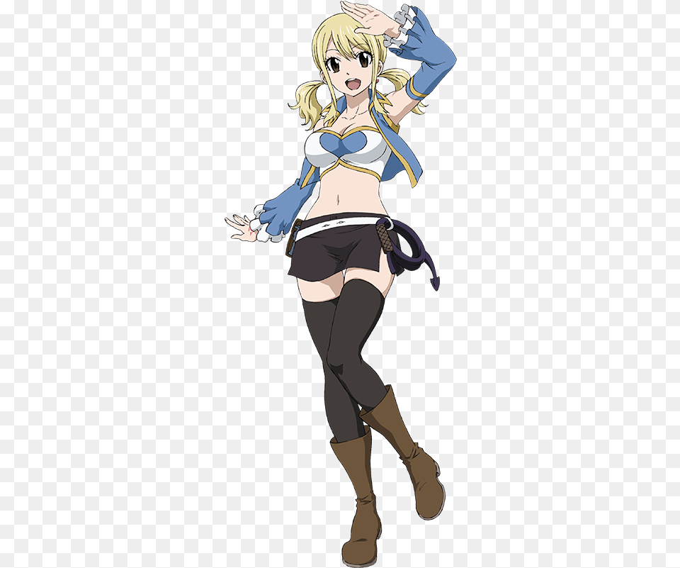 Cosplay Lucy De Fairy Tail, Book, Publication, Comics, Adult Free Png Download