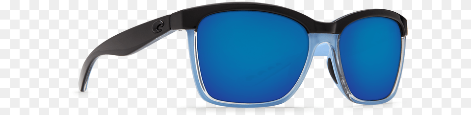 Costa Anaa Womens Sunglasses Costa Del Mar Anaa Blue Mirror Glass 580g Shiny, Accessories, Goggles, Glasses Free Png
