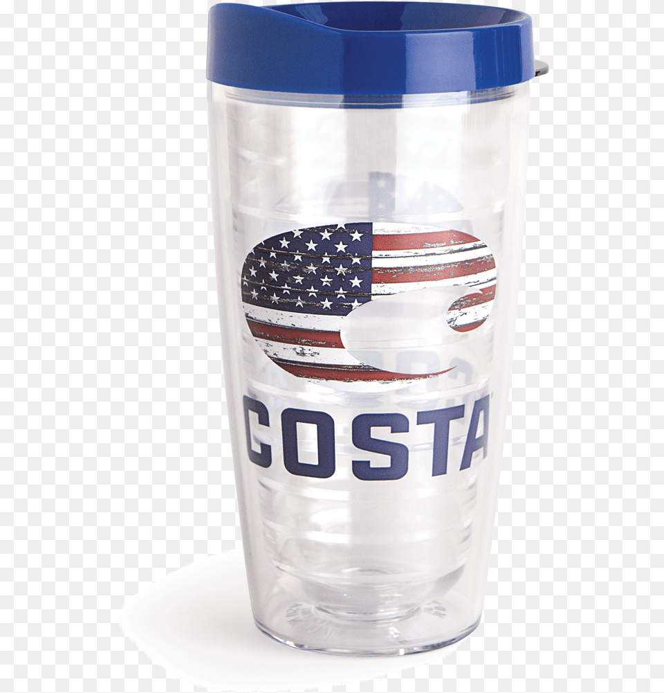 Costa Del Mar Costa Flag Tumbler Angle Costa Shield Trucker Hat Black With Blue Adjustable, Bottle, Shaker, Cup, Can Free Png