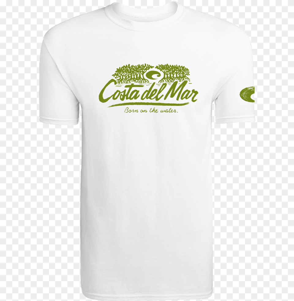 Costa Del Mar Mangrove In White Size S Angle Active Shirt, Clothing, T-shirt Free Png