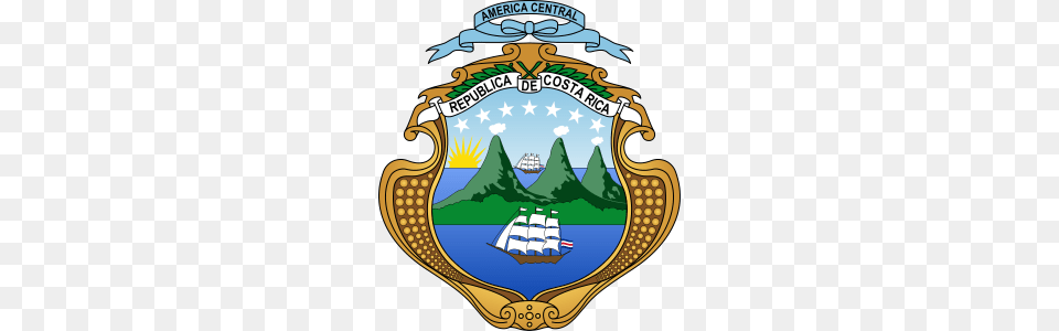 Costa Rica Cclec Caribbean Customs Law Enforcement Council, Badge, Logo, Symbol, Emblem Png Image