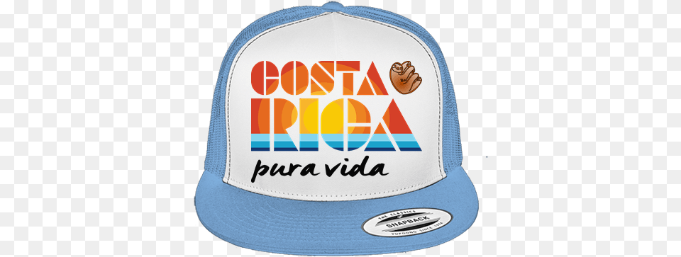 Costa Rica Cotton Front Trucker Hat Baseball Cap, Baseball Cap, Clothing Free Png