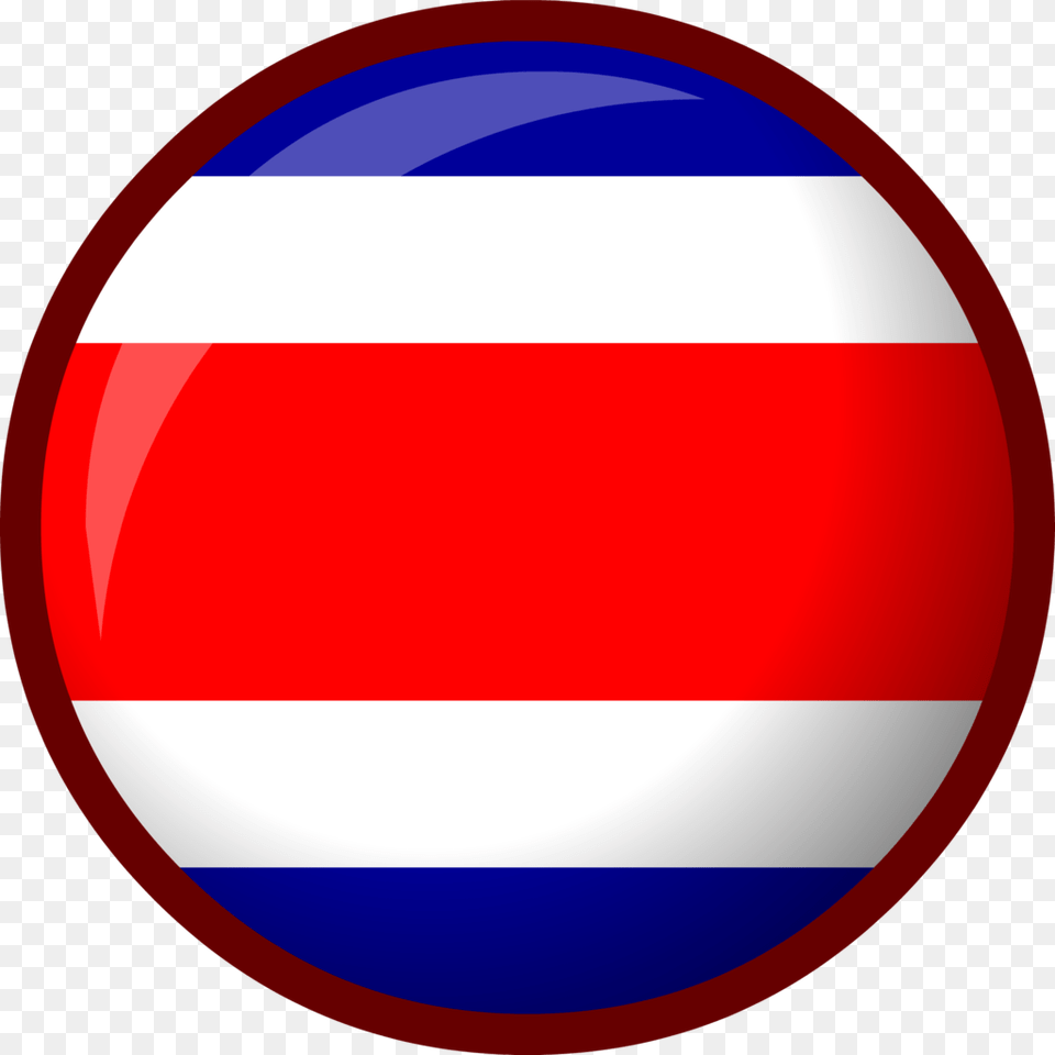 Costa Rica Flag Circle, Logo, Sphere Png Image