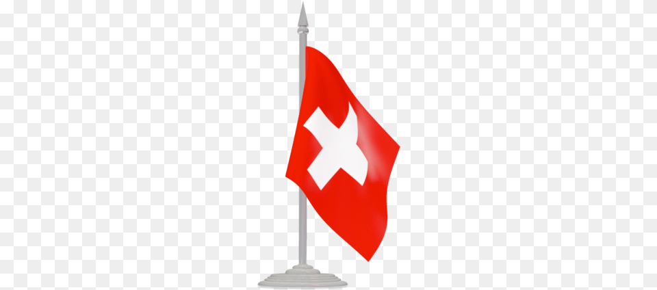 Costa Rica Flag Pole, Switzerland Flag Png Image