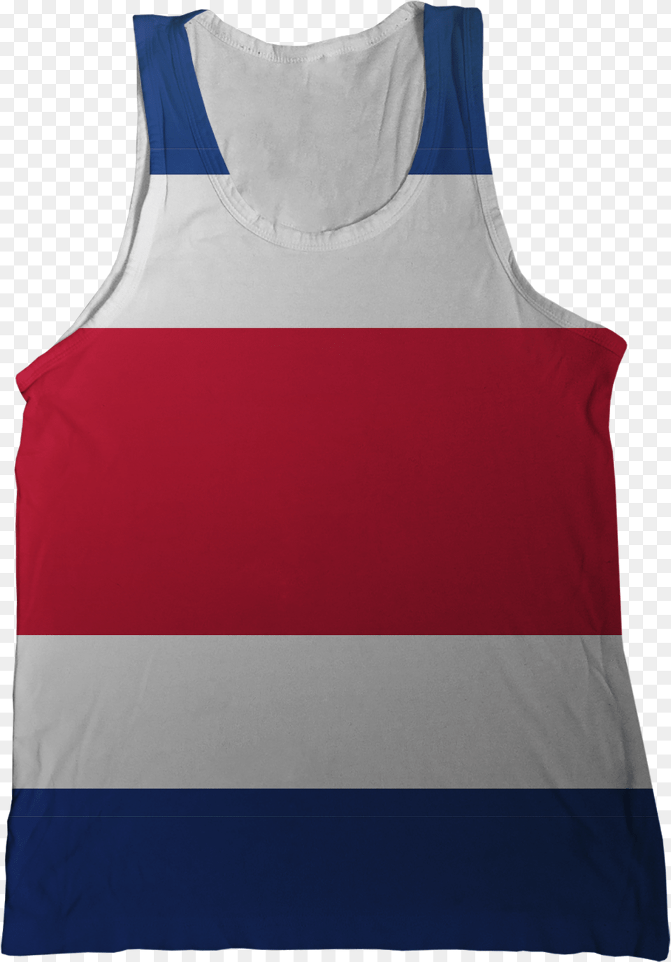Costa Rica Flag Tank Top Flag Of Suriname, Clothing, Tank Top Free Png