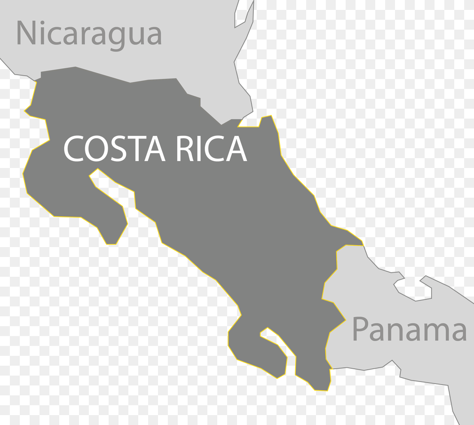 Costa Rica Map Costa Rica, Chart, Plot, Atlas, Diagram Png Image