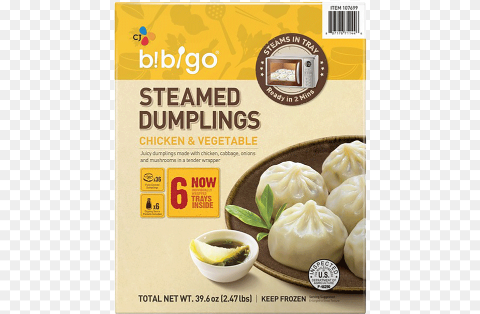 Costco Bibigo Steamed Dumplings, Food, Pasta, Ravioli Free Png Download
