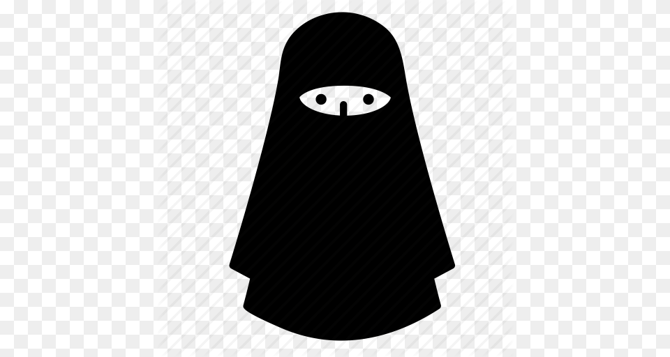 Costume Islamic Veil Muslim Niqab Scarf Woman Icon, Clothing, Fashion, Architecture, Building Png