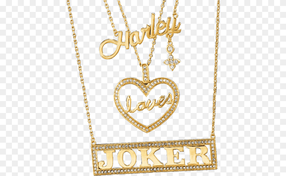 Costume Jewellery Harley Quinn Loves The Joker Suicide Jewelry Harley Quinn Necklace, Accessories, Pendant, Locket Free Png Download