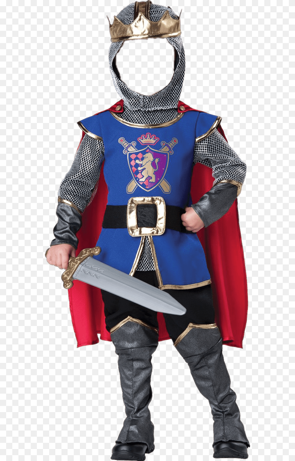 Costume Knight Transparent Boys Knight Costume, Sword, Weapon, Blade, Dagger Free Png