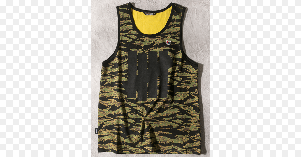 Costume Obey Enlisted Street Trunk Tiger Camo, Clothing, Vest, Blouse, Camouflage Png