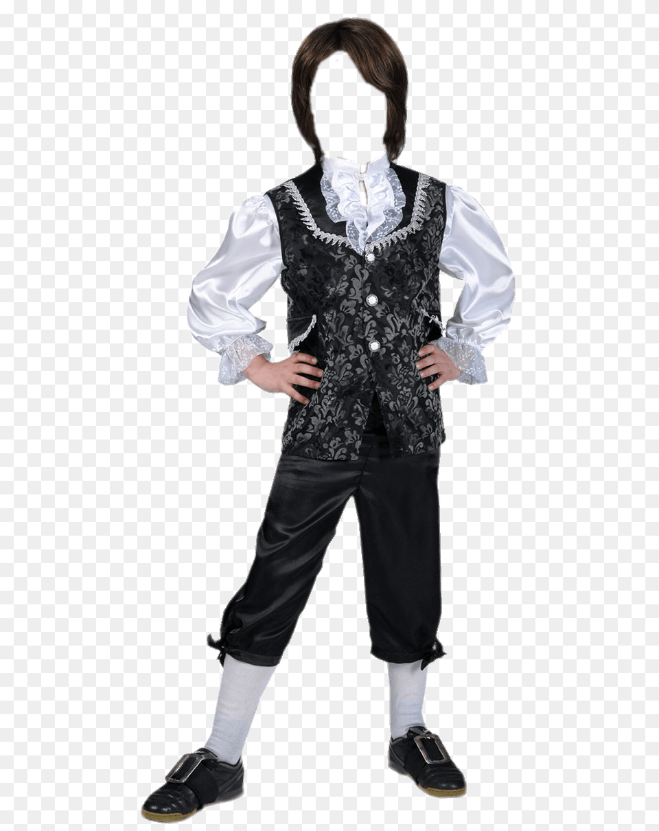 Costume Prince, Vest, Clothing, Person, Male Png