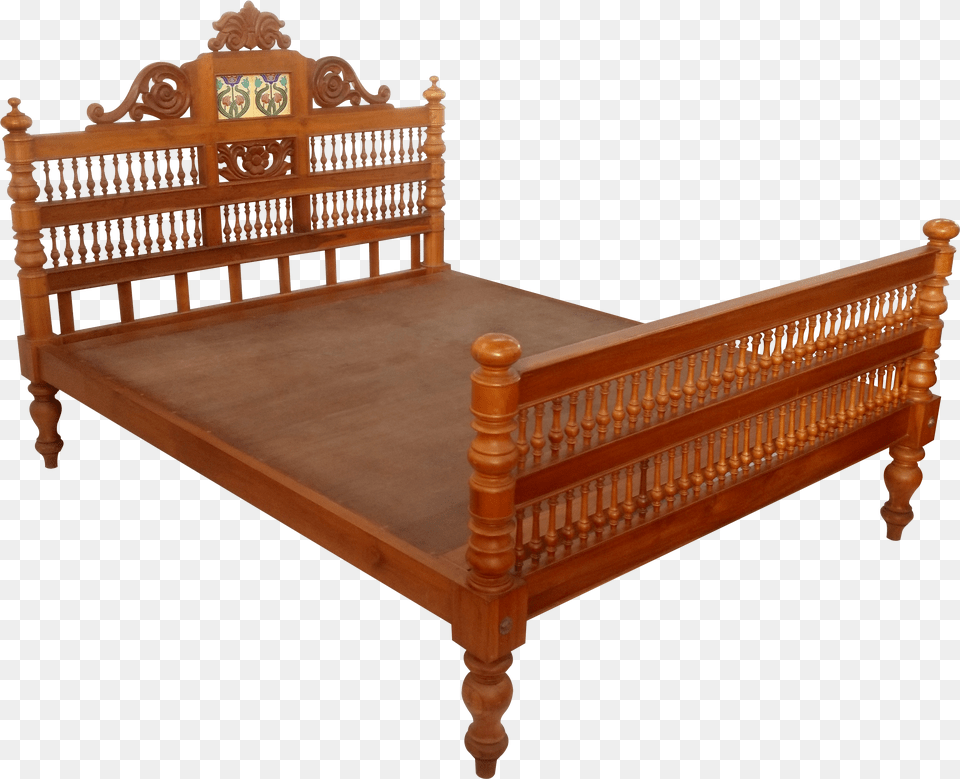 Cot King Size Antique Style Bed Frame Free Png Download