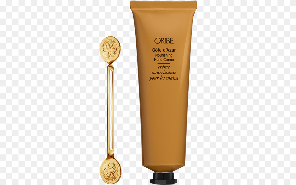 Cote D39azur Nourishing Hand Crme Cream, Bottle, Cutlery, Spoon, Gold Free Png Download