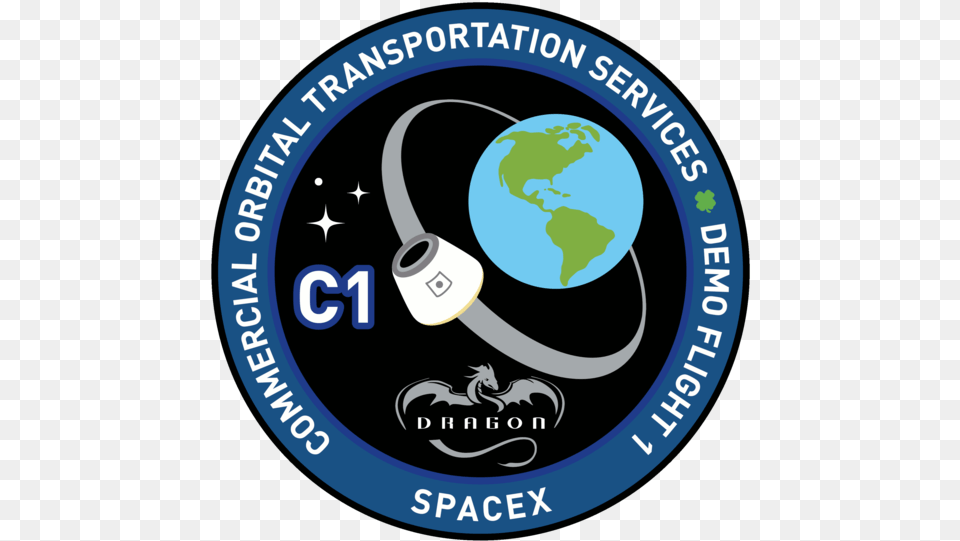 Cots Demo C1 Spacex Dragon, Disk, Astronomy, Outer Space Free Transparent Png