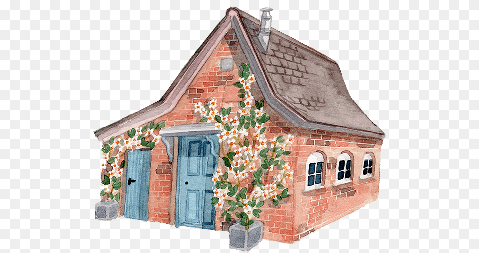Cottage, Architecture, Rural, Outdoors, Nature Free Png