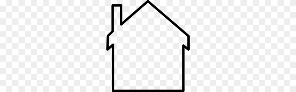 Cottage Clipart Black And White, Gray Free Transparent Png