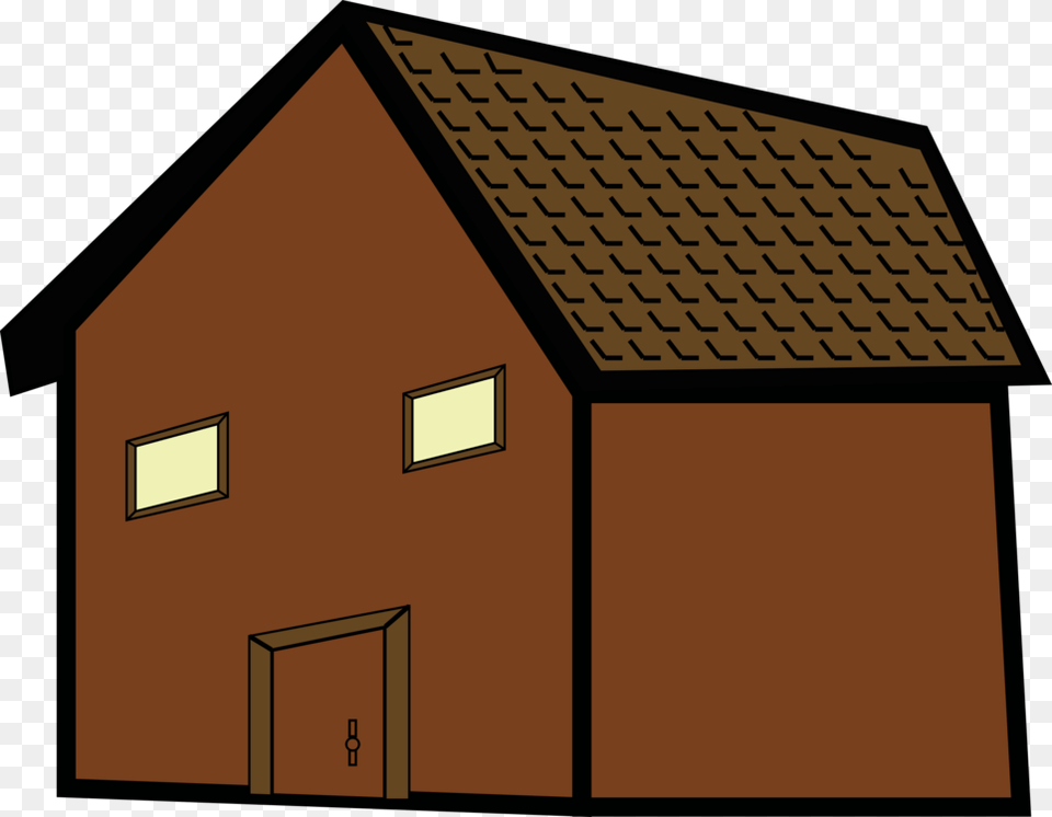 Cottage Clipart Brown House Brown House Clipart, Outdoors, Nature, Architecture, Rural Free Png
