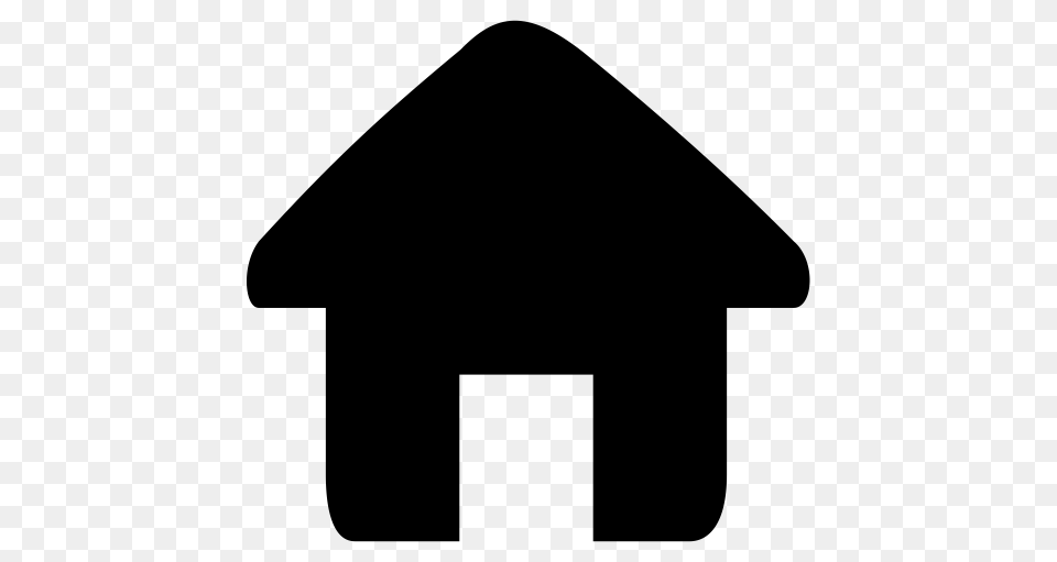 Cottage Home House Icon And Vector For Download, Gray Free Png