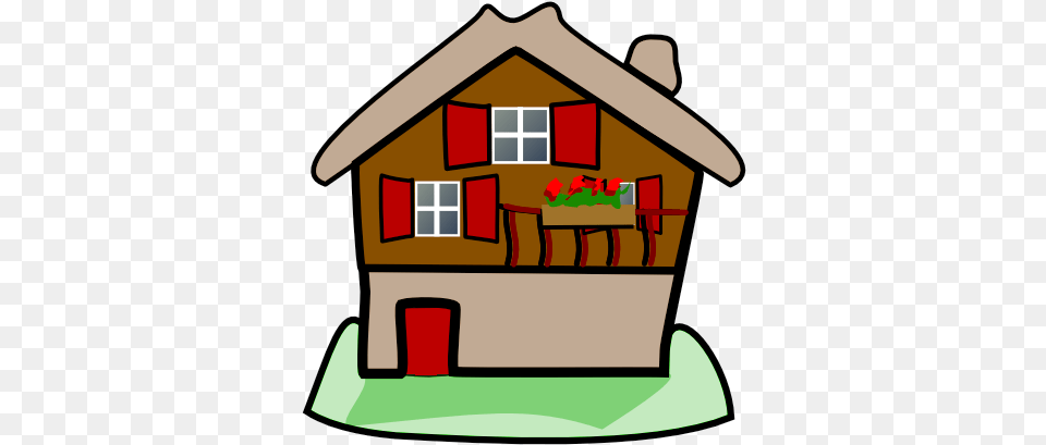 Cottage House Clipart, Architecture, Rural, Outdoors, Nature Png