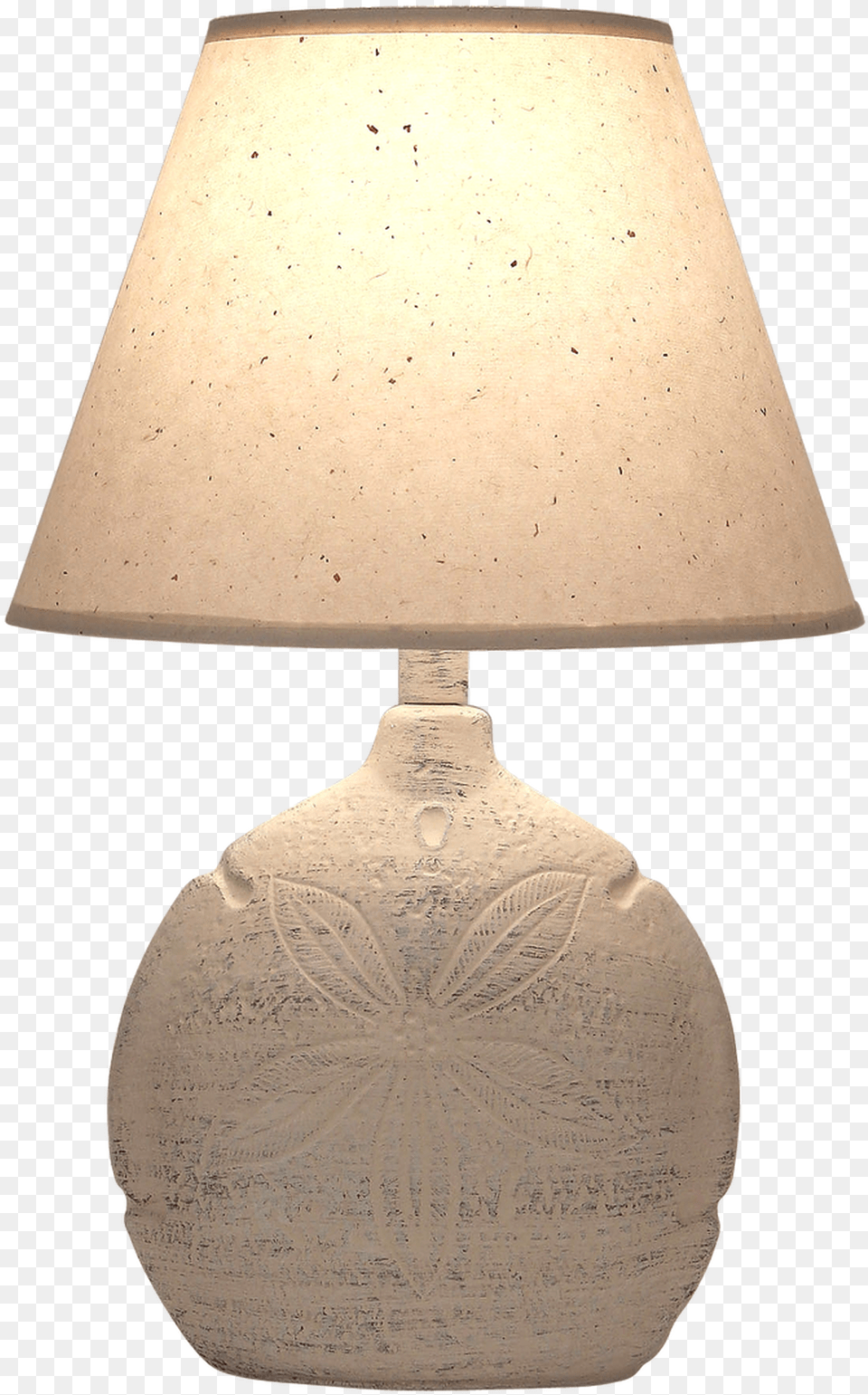 Cottage Sand Dollar Accent Lamp Lamp, Lampshade, Table Lamp Png Image